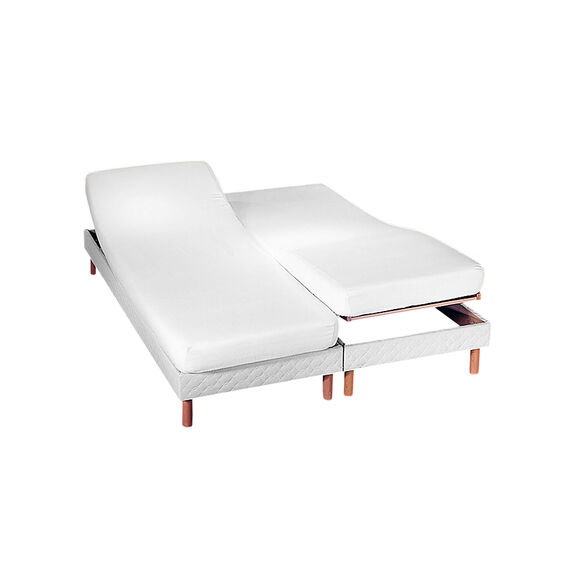 Protège-matelas imperméable spécial literie articulée (blanc) Protège-matelas imperméable spécial literie articulée (blanc)